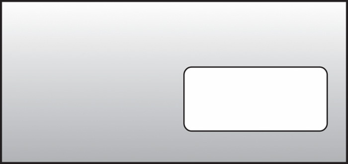 Obálky DL samolepicí s krycí páskou - okénko vpravo / 1000 ks