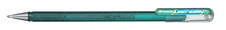 Gelové pero Pentel K 110 metalické dvoubarevné - zelená / metalická modrá