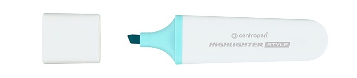 Zvýrazňovače Centropen Style Soft pastel 6252/1 - modrá 10 ks