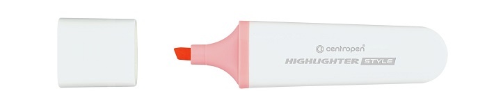 Zvýrazňovač Centropen Style Soft 6252/1 pastel růžová 10 ks