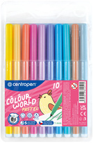 Popisovače Centropen PASTEL 7550/10 - sada 10 ks
