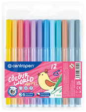 Popisovače Centropen PASTEL 7550/12 - sada 12 ks