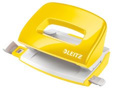 Leitz NeXXt 5060 mini kancelářský děrovač metalická žlutá