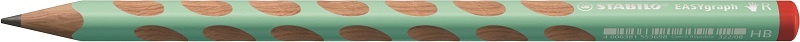 Tužka STABILO EASYgraph PASTEL - HB / pro praváky / pastelově zelená