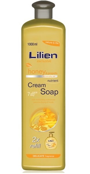 Lilien tekuté mýdlo honey náplň 1000 ml