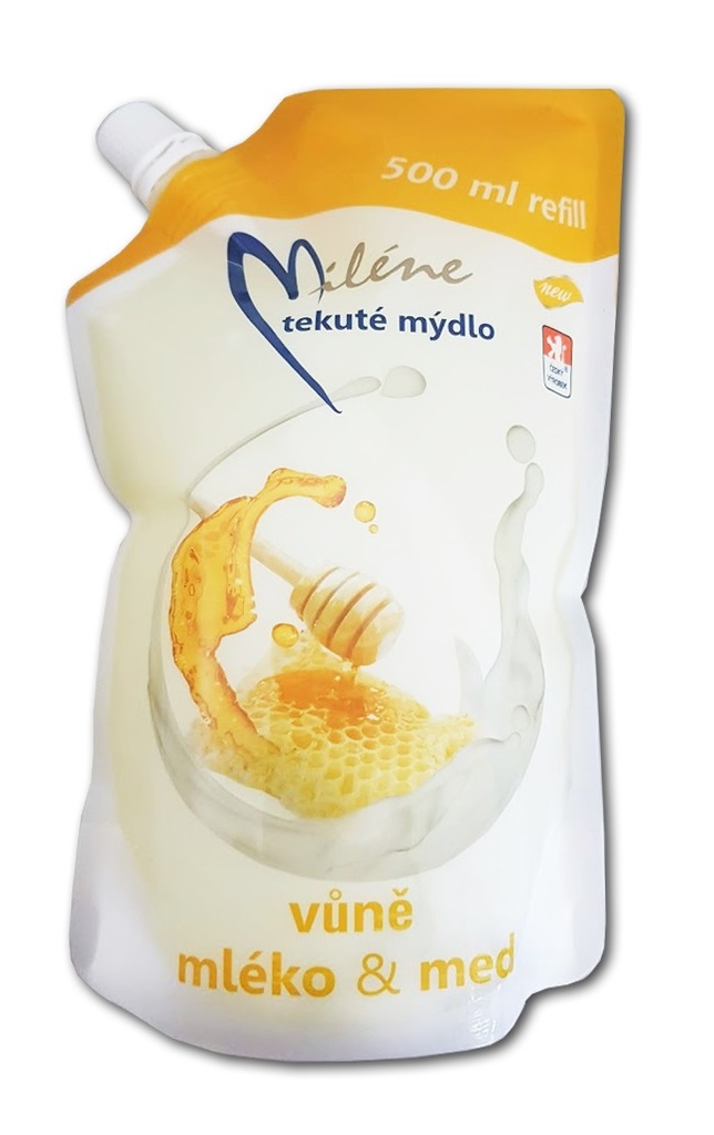 Miléne mléko a med tekuté mýdlo náplň 500 ml