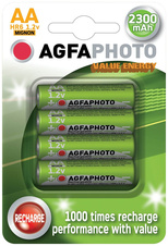 Nabíjecí baterie AgfaPhoto - NiMH AA 2300mAh / 4 ks