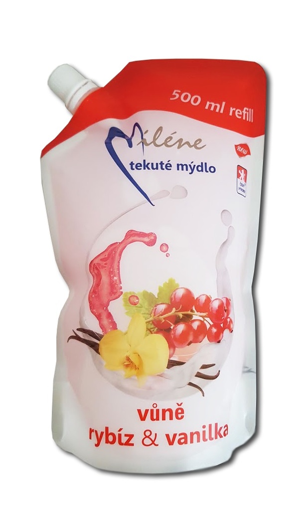 Miléne rybíz a vanilka tekuté mýdlo náplň 500 ml