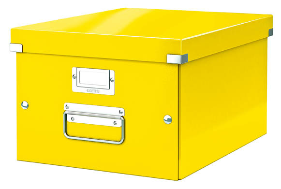 Krabice Click & Store - M střední / žlutá