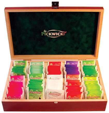 Variace čajů Pickwick v dárkové kazetě - 10 příchutí x 10 ks