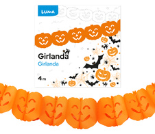 Girlanda papírová - 4 m / dýně