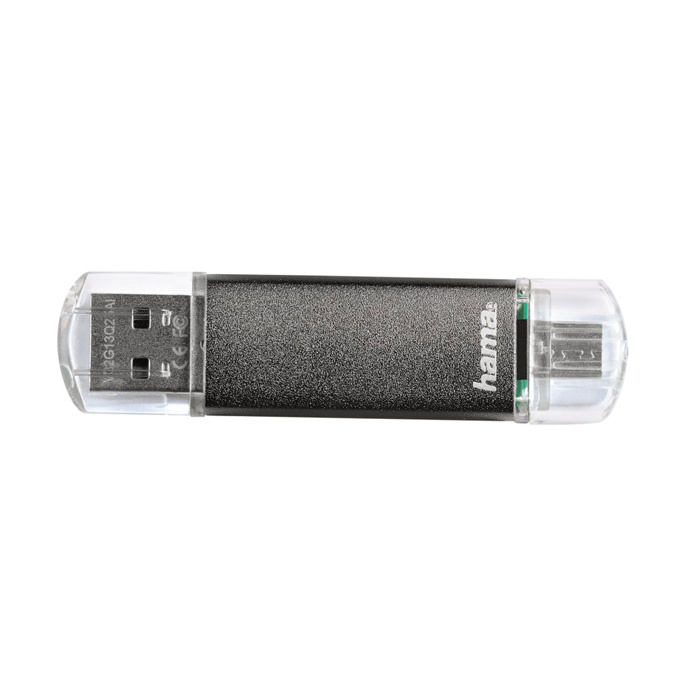 Flash Disc Laeta Twin - šedá / 16 GB / USB 2.0