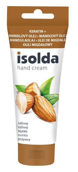 Krém na ruce Isolda - výživný kratin + mandle / 100 ml