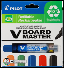 Popisovač Pilot V-Board Master - sada / 5 ks