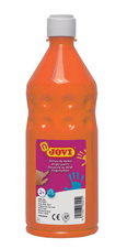 Prstové barvy JOVI v láhvi - 750 ml / oranžová