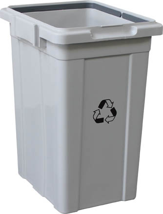 Odpadkový koš na tříděný odpad - 33l / šedý