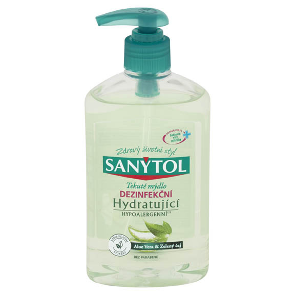 Mýdlo dezinfekční Sanytol - hydratující / 250 ml