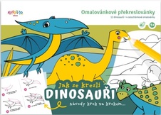 Omalovánkové překreslovánky Kresli.to - Jak se kreslí dinosauři