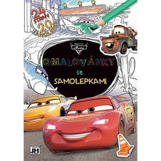Omalovánky A4 se samolepkami - Auta