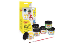Akrylové barvy JOVI DECOR - 6 x 55 ml + štětec