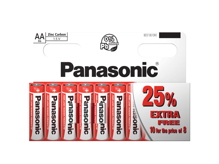 Baterie Panasonic - baterie tužková / AA / 10 ks