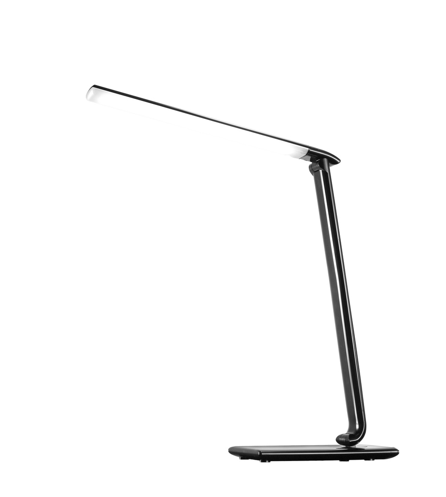 Lampa LED stmívatelná USB - lesklá černá