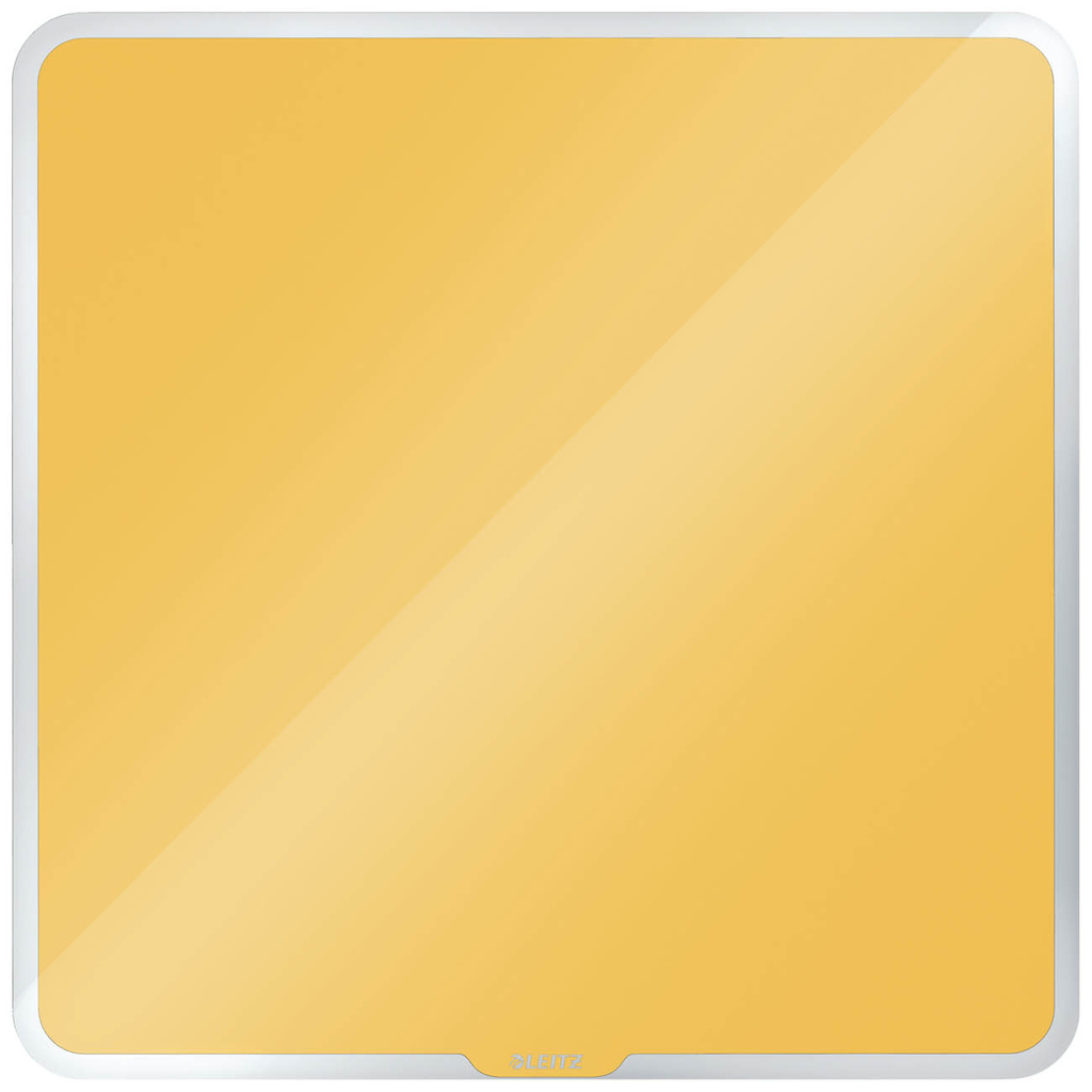Tabule magnetická skleněná Leitz COSY - 45 x 45 cm / teplá žlutá