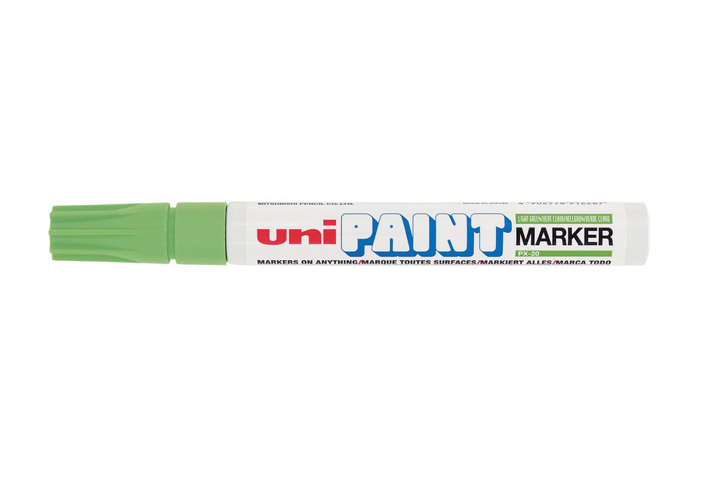 Popisovač UNI PAINT PX-20 lakový medium světle zelený