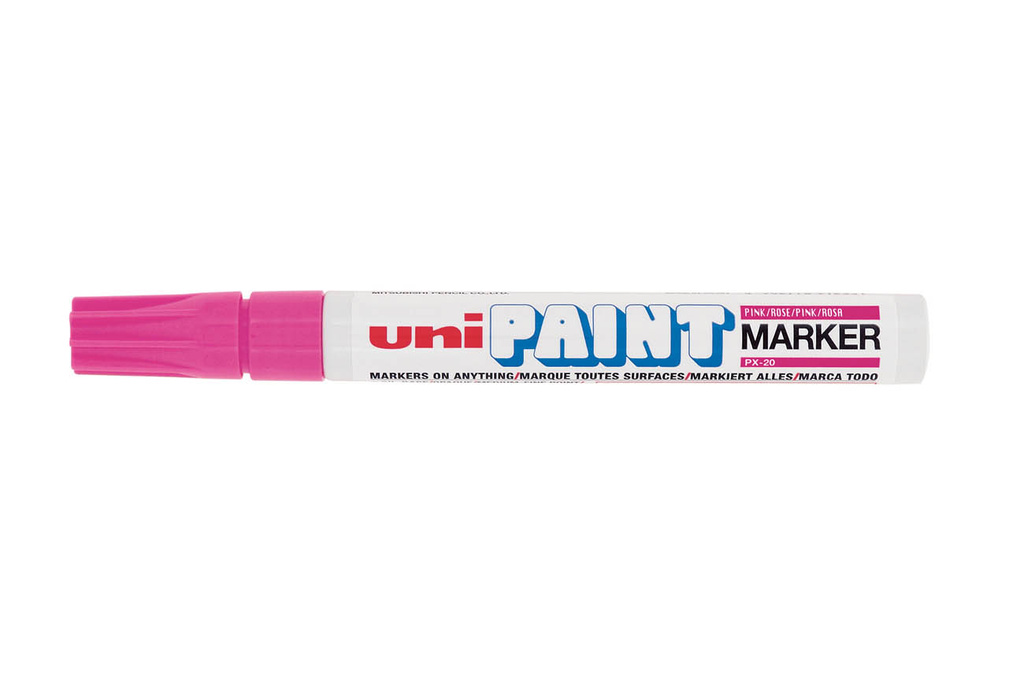 Popisovač UNI PAINT PX-20 lakový Medium růžový