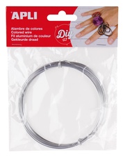 Modelovací drát APLI stříbrný / šířka 1,5mm / délka 5m