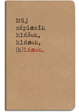 Notes linkovaný - A5 - kraft - zápisník (h)lásek