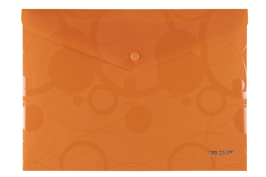 Spisové desky s drukem NeoColori - A4 / oranžová