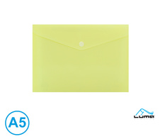 Spisové desky s drukem LUMA - A5 / pastelová žlutá
