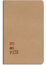 Notes linkovaný - A5 - kraft - to si piš