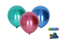 Balónek nafukovací - chromový / 25cm / sada 5ks