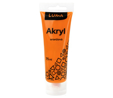 LUMA akrylová barva / oranžová 75ml