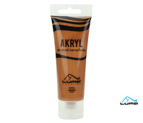 Akrylová barva LUMA - METAL / 75 ml / měděná