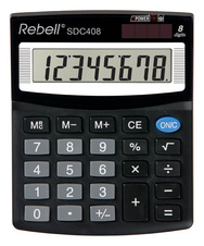 Rebell SDC408+ stolní kalkulačka displej 8 míst