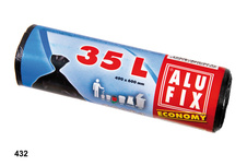 Pytle do košů Alufix Economy 60x50 cm 35 l 30 ks černé