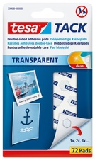 Tesa TACK oboustranně lepicí polštářky / transparentní -/72 ks