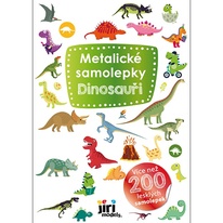 Samolepky metalické - Dinosauři