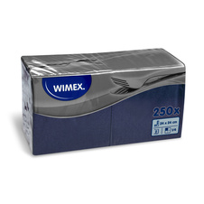 Wimex papírové ubrousky koktejlové tm. modré 2-vrstvé 24 cm x 24 cm 250ks