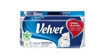 Toaletní papír Velvet - white / 8 rolí