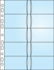 Závěsný obal Bantex - A4 silný / obal na 20 ks vizitek / 10 ks