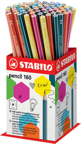Tužka STABILO® pencil 160 - mix barev