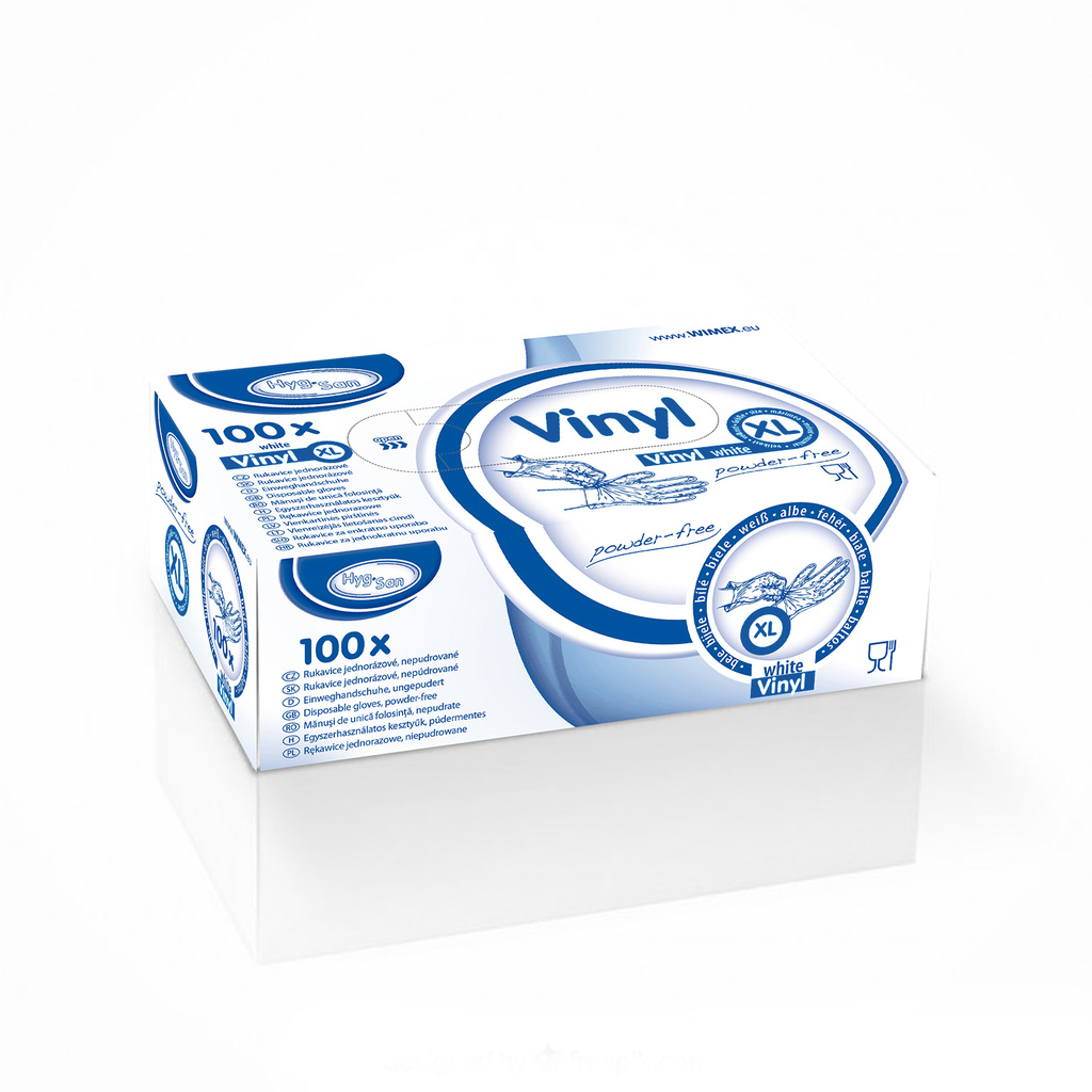 Ochranné rukavice latexové - rukavice XL / 100 ks