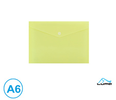 Spisové desky s drukem LUMA - A6 / pastelová žlutá