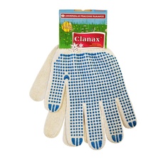 Ochranné rukavice bavlněné - s gumovými terčíky