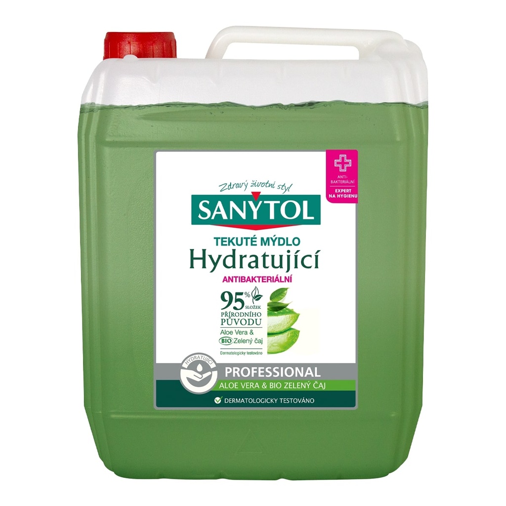 Mýdlo dezinfekční Sanytol Professional - aloe vera / 5 l