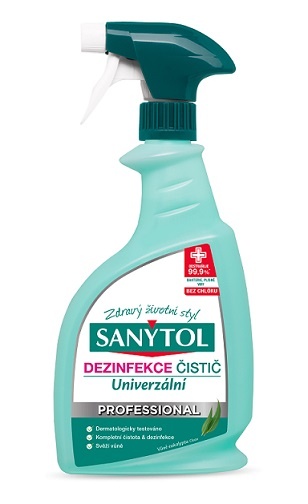 Sanytol Professional - univerzální čistič/sprej/750 ml / eukalyptus